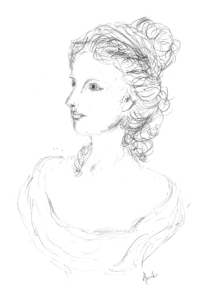 Drawing of Venus