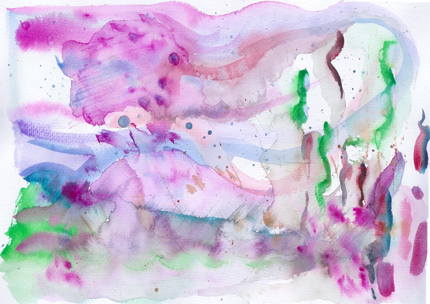 watercolour meditation