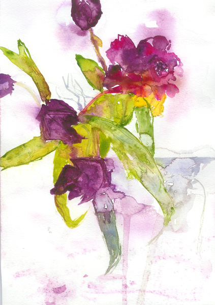 copy of the watercolour of Shirley Trevena by Margaret