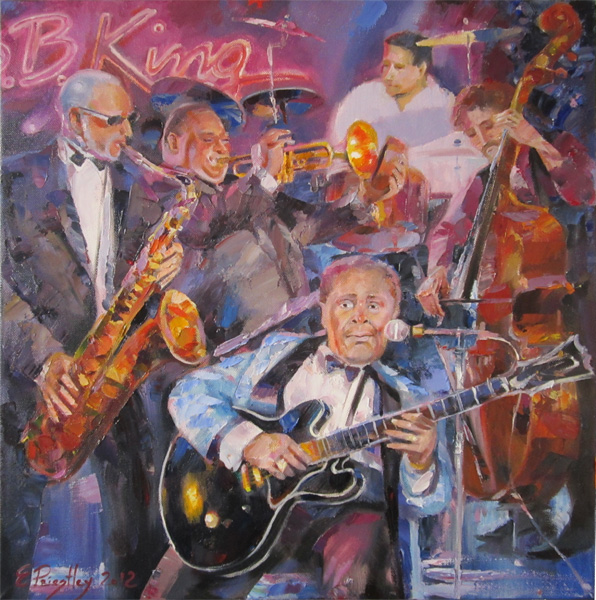 BB King and some of his musicians